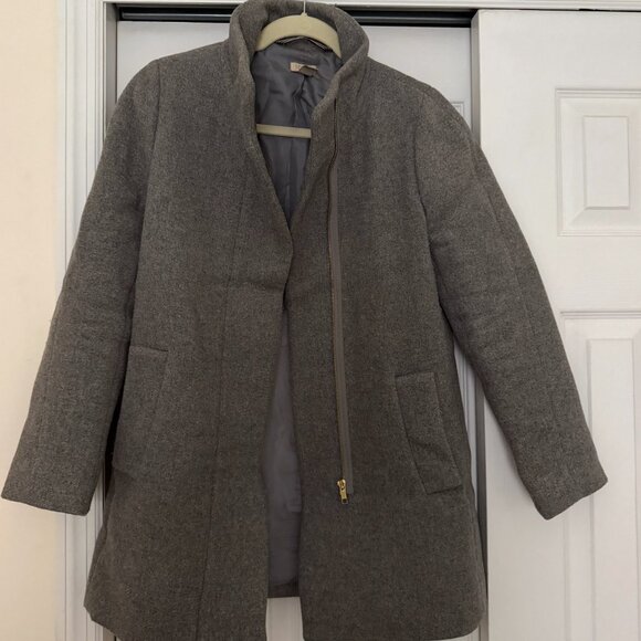 J. Crew Gray City coat in 2P - Picture 2 of 2